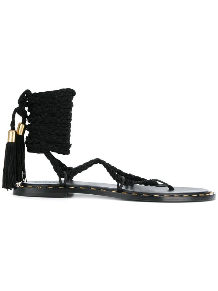 Philosophy Di Lorenzo Serafini Ankle Tied Sandals - Black