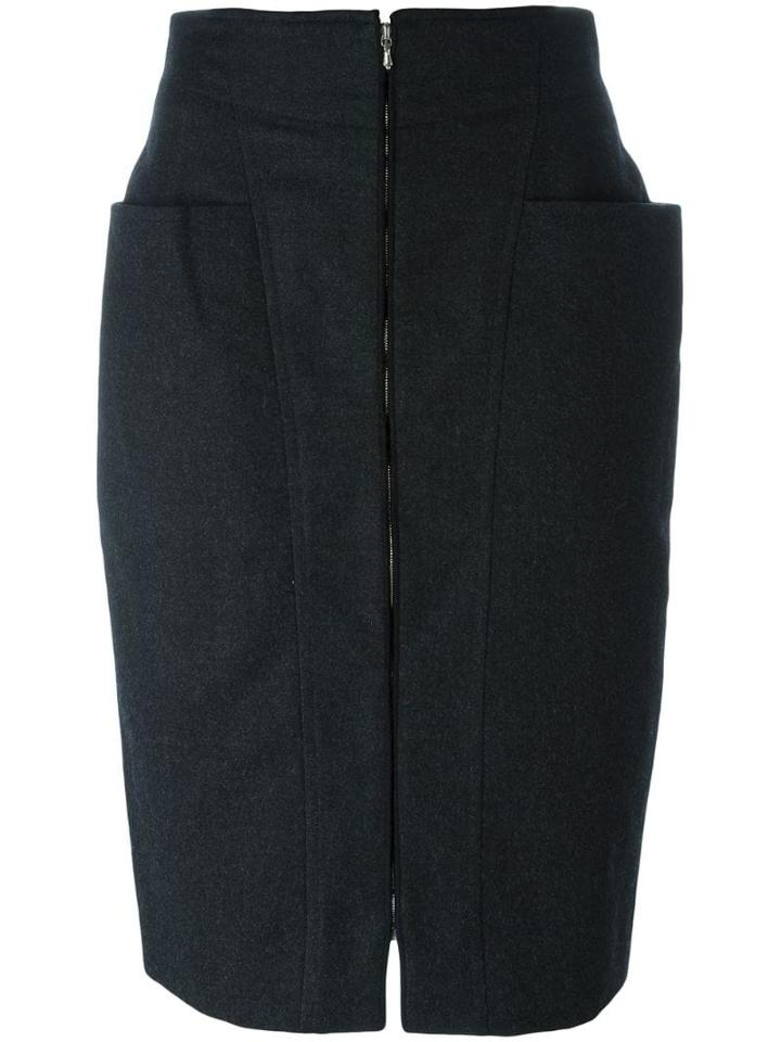 Gianfranco Ferré Pre-owned Zipped Skirt - Grey