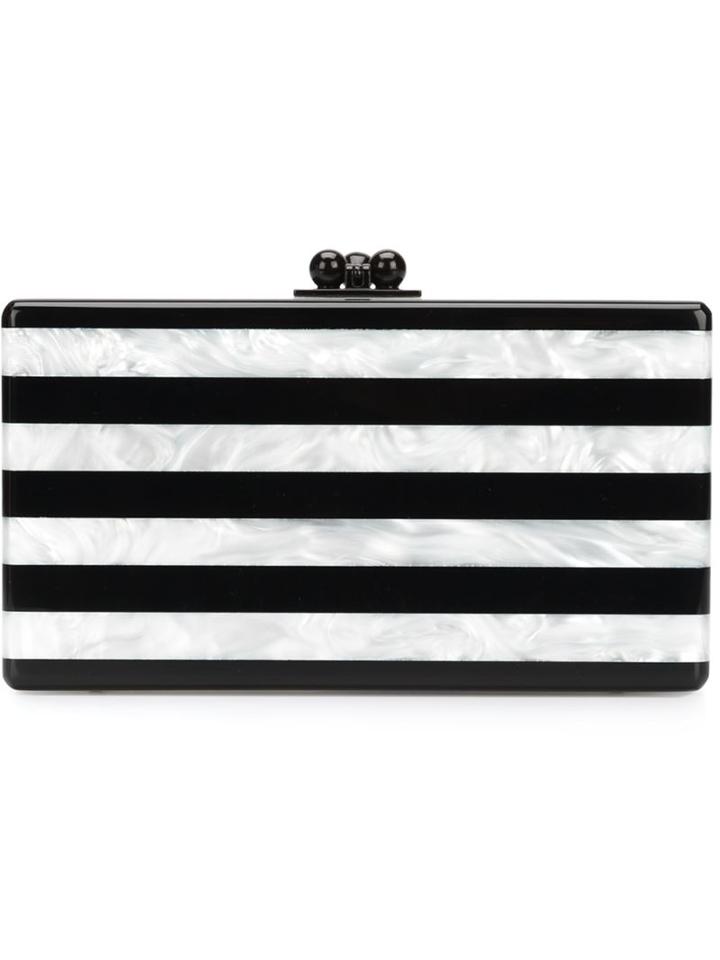 Edie Parker 'jean' Striped Clutch