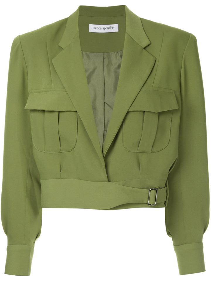 Bianca Spender Militaire Jacket - Green