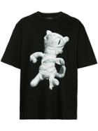 Juun.j Cat Print T-shirt - Black