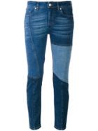 Alexander Mcqueen - Skinny Patch Jeans - Women - Cotton/polyurethane - 42, Blue, Cotton/polyurethane