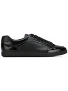 Prada Panelled Low-top Sneakers - Black