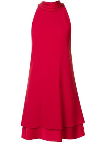 Tom And Linda Platt Layered Roll Neck Shift Dress