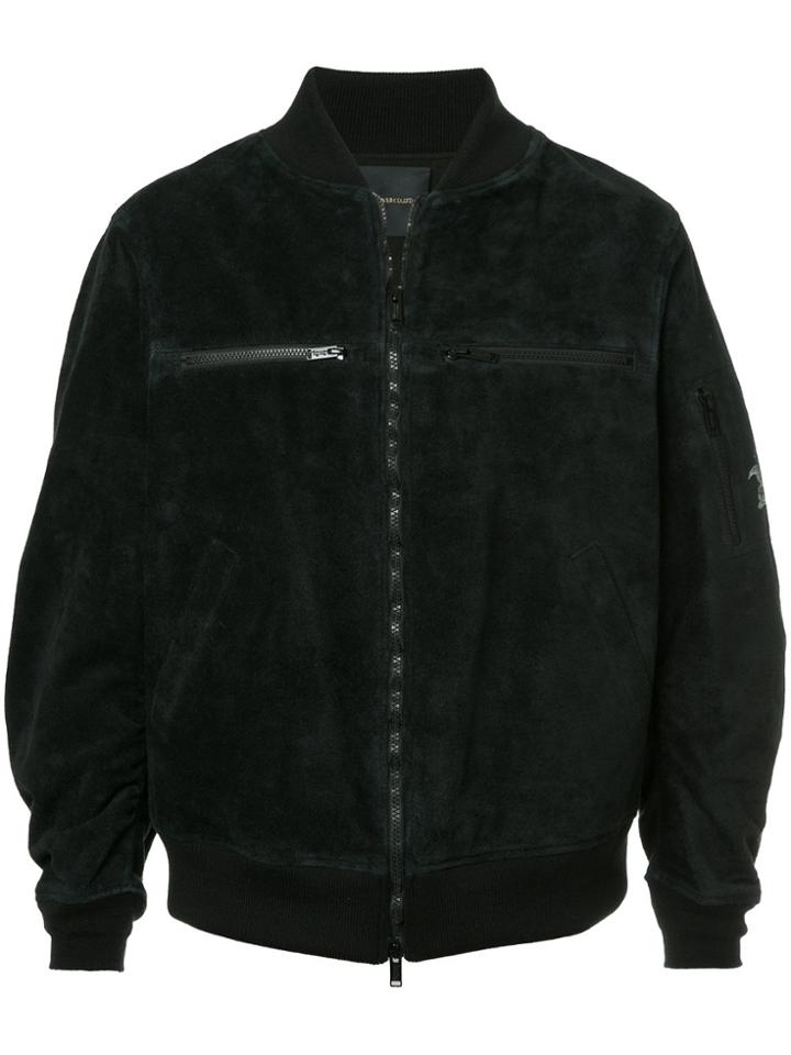Undercover Zip Pocket Bomber Jacket - Black