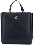 Tommy Hilfiger Logo Plaque Tote Bag - Blue