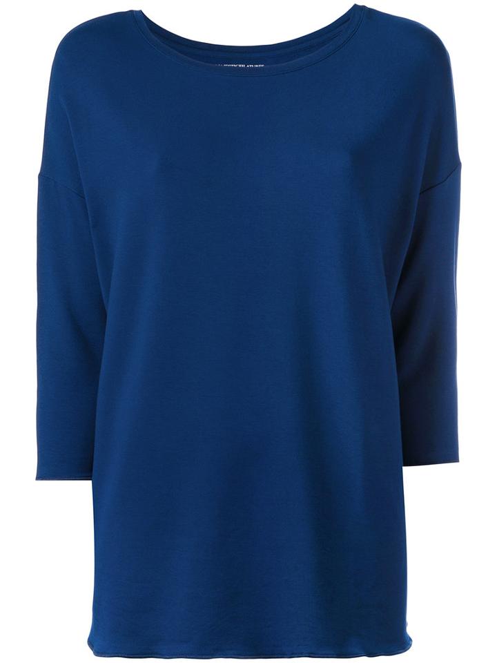 Majestic Filatures - Knitted Top - Women - Spandex/elastane/viscose - I, Blue, Spandex/elastane/viscose