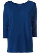Majestic Filatures - Knitted Top - Women - Spandex/elastane/viscose - I, Blue, Spandex/elastane/viscose