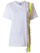 Brognano Ruffled Detail T-shirt - White