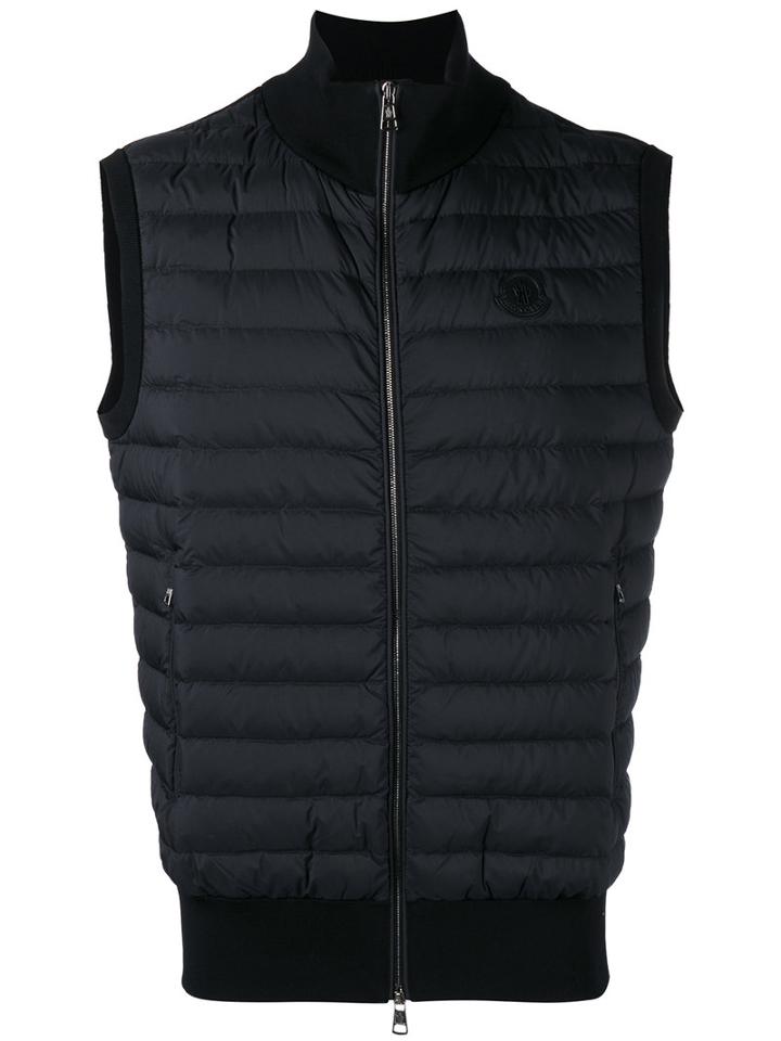 Moncler Padded Gilet, Men's, Size: Medium, Black, Polyamide/feather Down