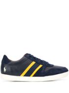 Polo Ralph Lauren Stripe Detailed Lace Up Sneakers - Blue