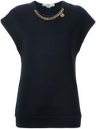 Stella Mccartney Chain Detail T-shirt - Blue