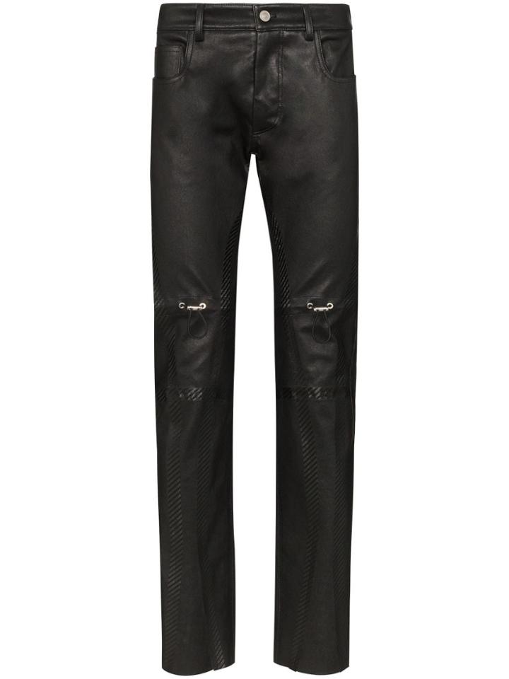 1017 Alyx 9sm Gaiter Straight-leg Biker Trousers - Black