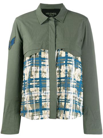 Mr & Mrs Italy Check Print Shirt - Green