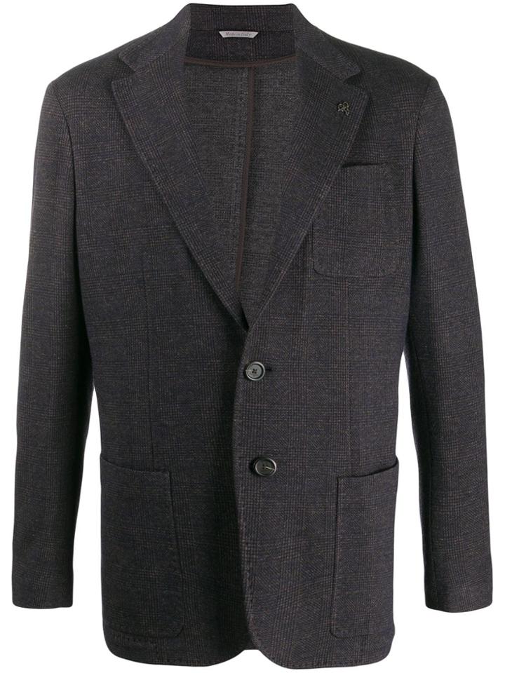 Canali Patch Pocket Blazer - Blue