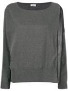 Liu Jo Loose-fit Knitted Top - Grey