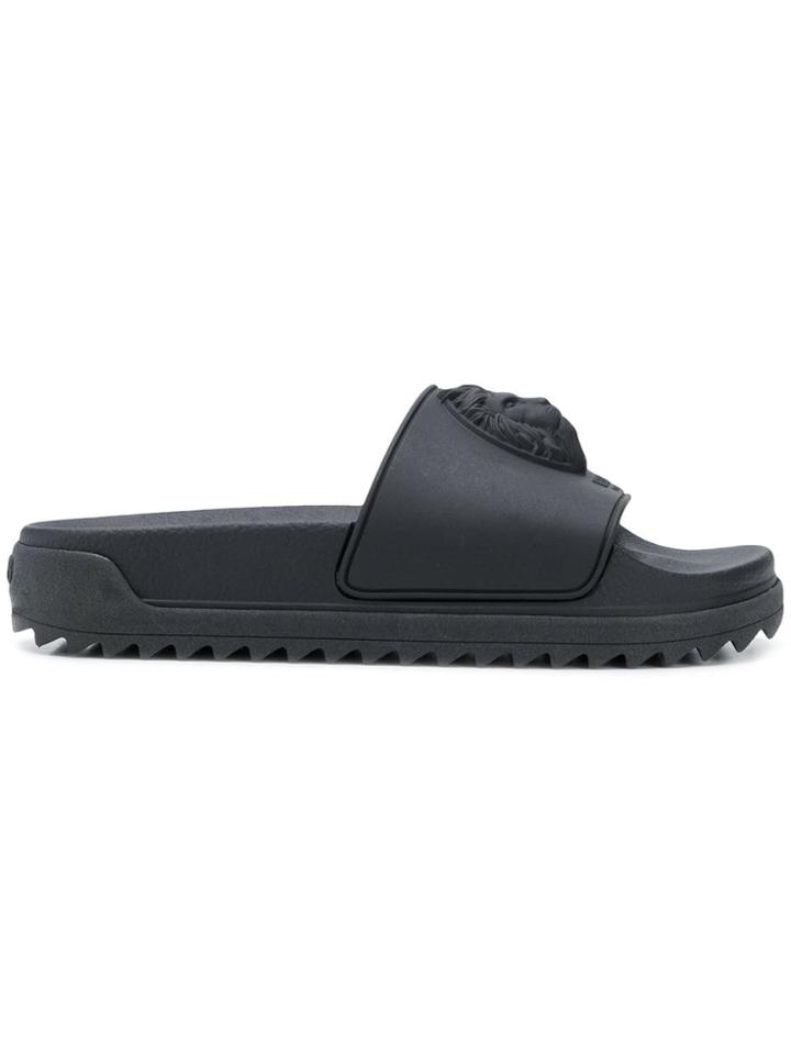 Versus Lion Slides - Black