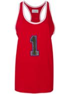 Gaelle Bonheur Printed Tank Top - Red