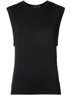 Thomas Wylde Skinny Fit Tank Top - Black