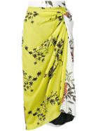 Act N&deg;1 Floral Wrap Skirt - Multicolour