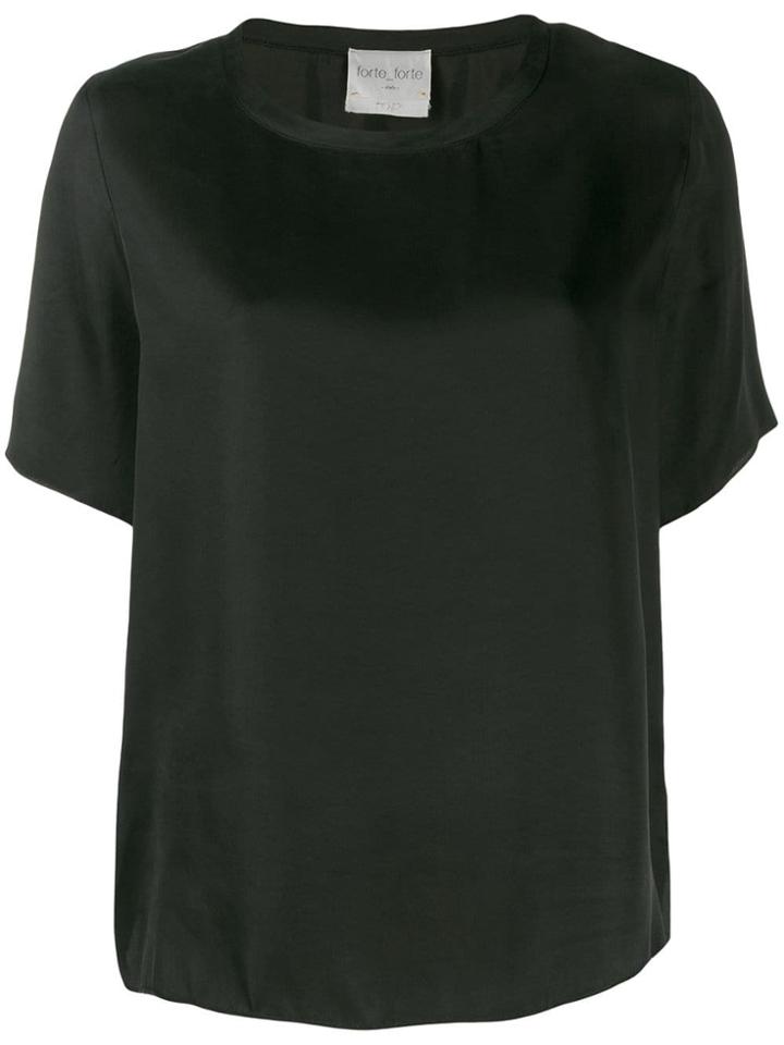 Forte Forte Silk T-shirt - Black