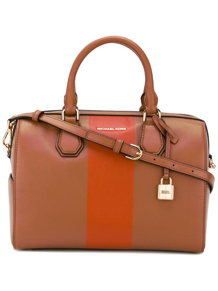 Michael Michael Kors - Mercel Tote - Women - Calf Leather - One Size, Brown, Calf Leather