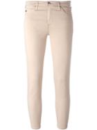 Ag Jeans Cropped Skinny Jeans, Women's, Size: 30, Nude/neutrals, Cotton/modal/polyester/polyurethane