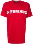 Mastermind World Ambition Printed T-shirt - Red