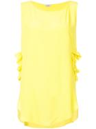 Nina Ricci Ruched Side Detail Top - Yellow