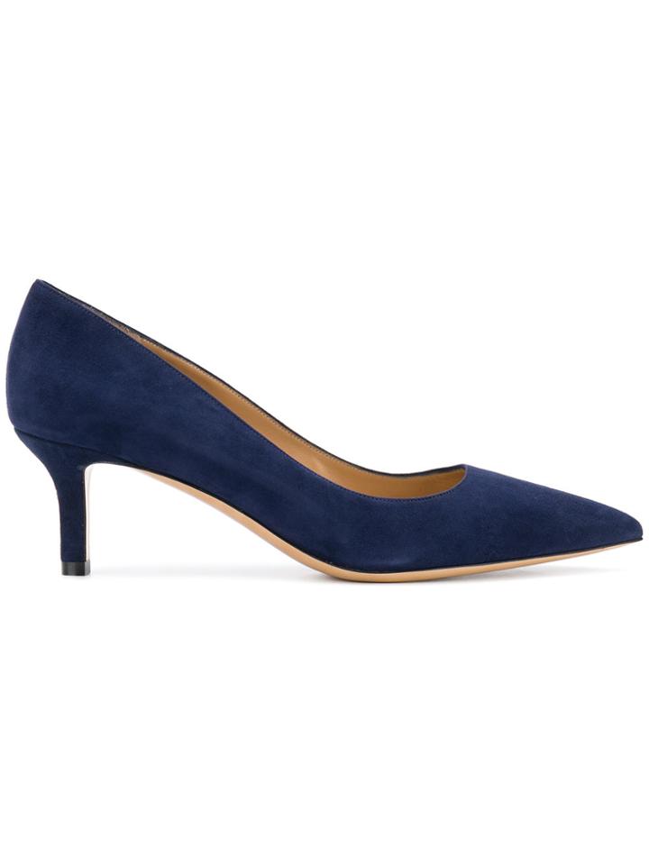Salvatore Ferragamo Pointed Toe Pumps - Blue