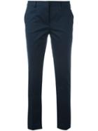 Alberto Biani Slim Fit Trousers, Women's, Size: 38, Blue, Cotton/spandex/elastane