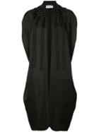 Vionnet - Shortsleeved Cape - Women - Silk/viscose - 38, Black, Silk/viscose