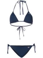Ea7 Emporio Armani Classic Triangle Bikini - Blue