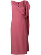 Sies Marjan Flared V-neck Dress - Pink