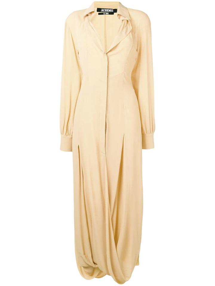 Jacquemus Button Down Dress - Yellow & Orange