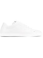 Fendi Lace Up Low Top Sneakers - White