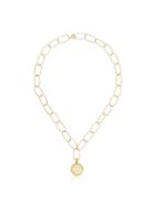 Hermina Athens Hercules Wide Chain Gold-plated Necklace