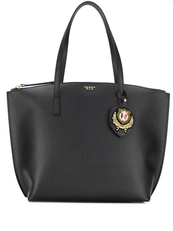 Tosca Blu Logo Shopper Tote - Black