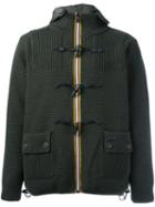 Bark Reversible Toggle Fastening Jacket, Men's, Size: Large, Green, Polyamide/wool
