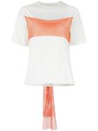 Mm6 Maison Margiela Constrast Band T-shirt - Nude & Neutrals