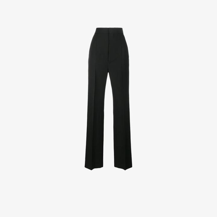 Haider Ackermann High-waister Suit Trousers, Women's, Size: 40, Black, Virgin Wool/cotton/rayon
