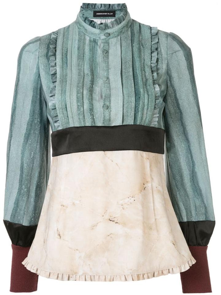 Undercover Victorian Style Blouse - Green