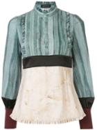 Undercover Victorian Style Blouse - Green