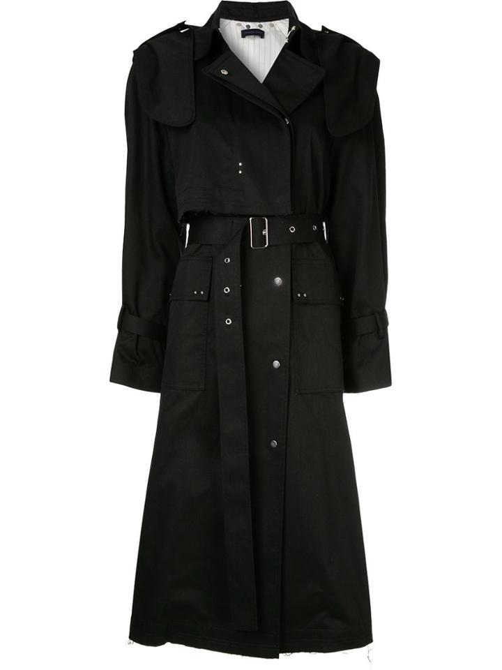 Eudon Choi Eudon Choi Ec9s1c003 Black Synthetic->polyester