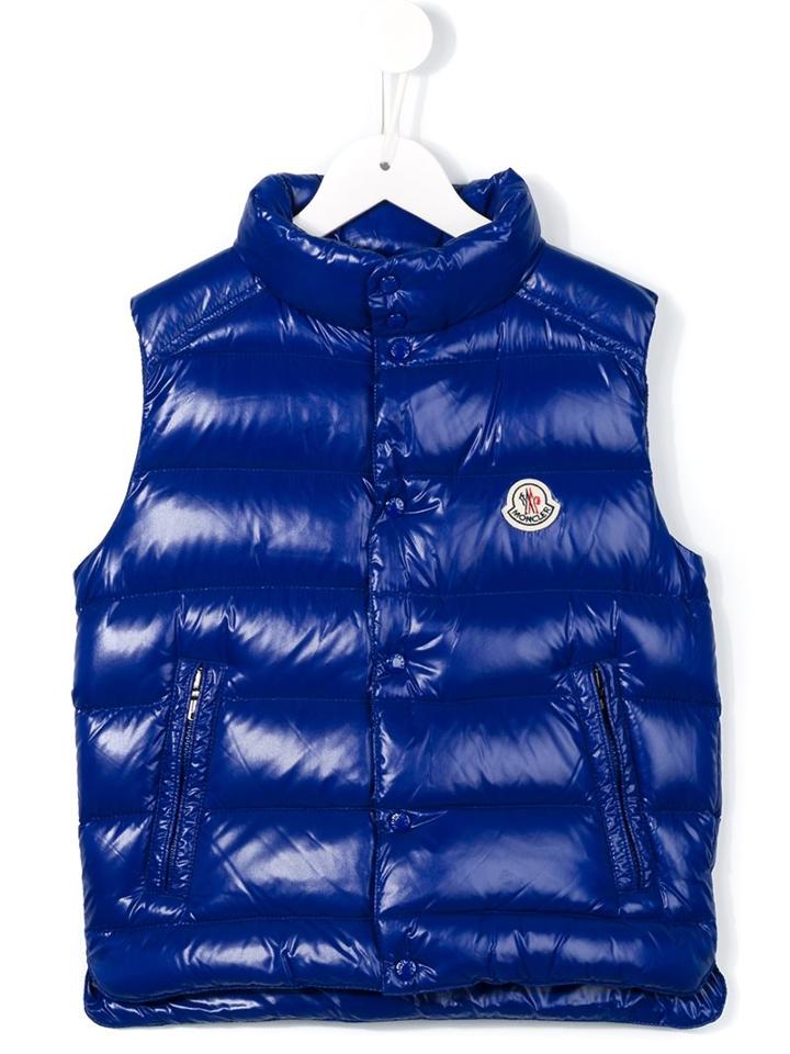 Moncler Kids Padded Gilet, Boy's, Size: 8 Yrs, Blue