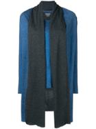 Majestic Filatures Layered Shawl Top - Blue