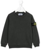 Stone Island Kids Classic Crew Neck Sweatshirt, Boy's, Size: 8 Yrs, Grey
