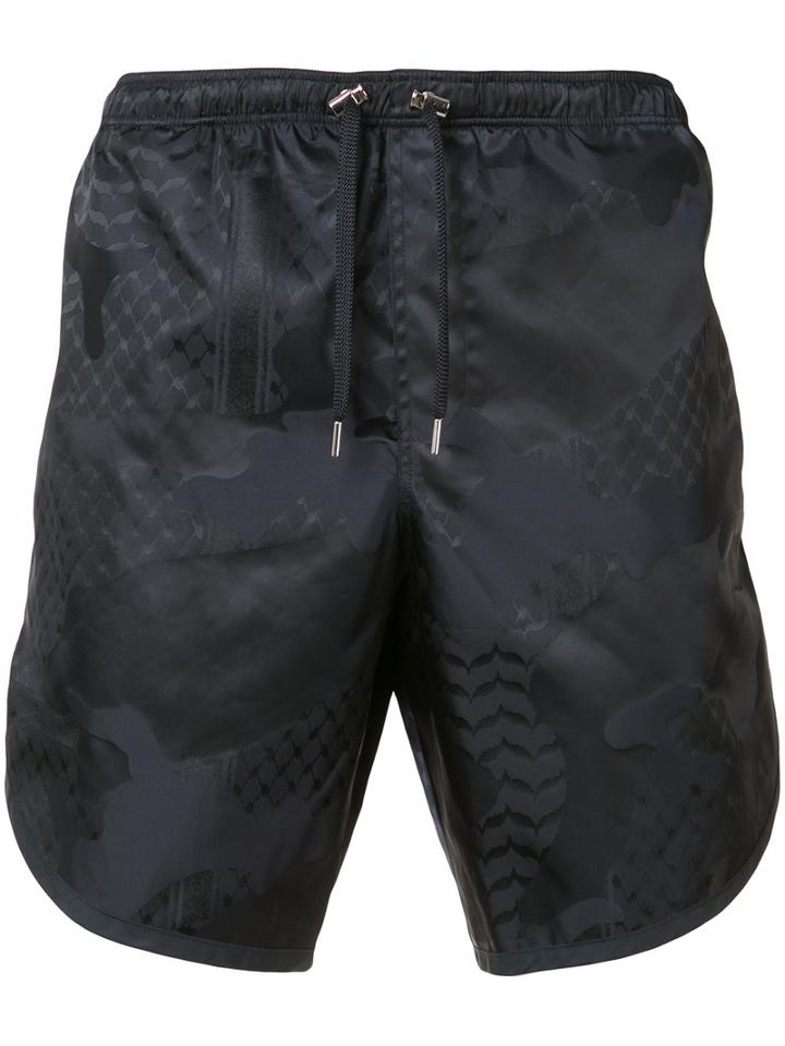 Neil Barrett - Track Shorts - Men - Cotton - S, Blue, Cotton