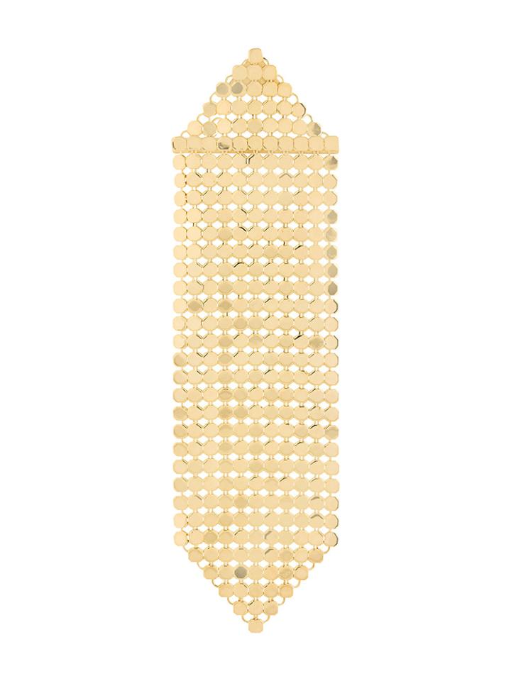 Paco Rabanne Chain Sheet Earrings - Metallic