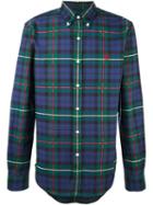 Polo Ralph Lauren Plaid Shirt, Men's, Size: Medium, Blue, Cotton/spandex/elastane